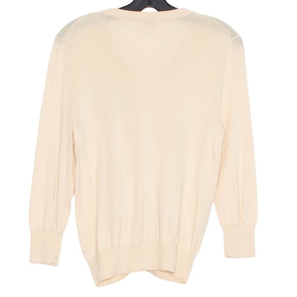 J Crew Cardigan Sweater Clare Seahorse Y2K Coastal Grandma Cottage Boho Small - Picture 6 of 6